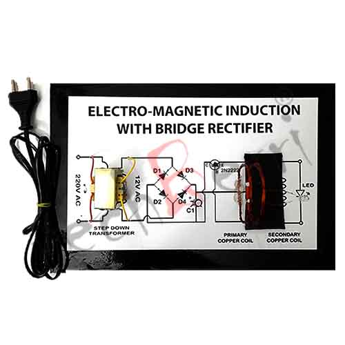 Electro Magnet Induction with bridge rectifier