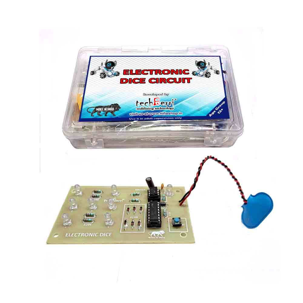 techBerri electronic dice kit 2